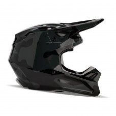 Fox V1 Moto-Cross Helm - BNKR Camo schwarz